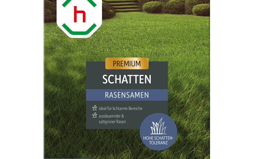 Rasensamen Schattenrasen 0,5 kg Karton für 20 qm