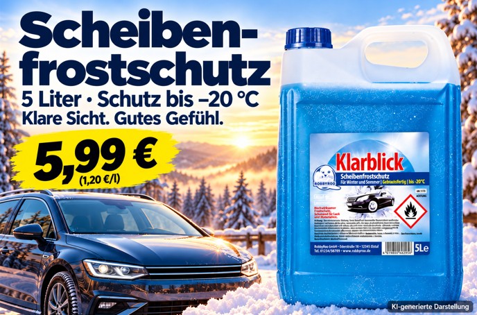 Scheibenfrostschutz bis -20° C